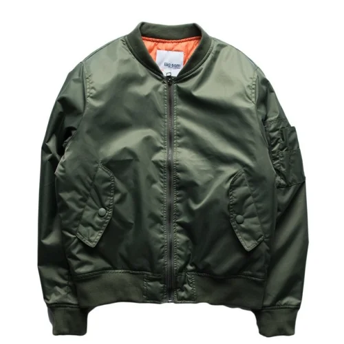 Бомбер NoBrand "Green/blank"