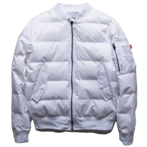 Бомбер-пуховик NoBrand "White/blank"