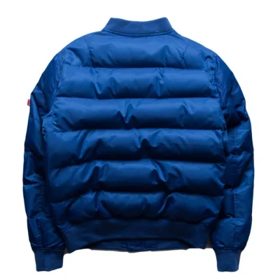 Бомбер-пуховик NoBrand "Blue/blank" фото № 2