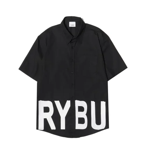 Рубашка Burberry Graffiti White "Black"