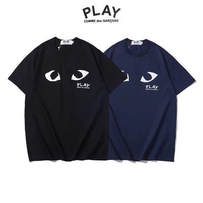 Футболка Comme des Garcons Play Big Eyes "Navy Blue" фото № 3 Футболка Comme des Garcons Play Big Eyes "Navy Blue" фото № 3