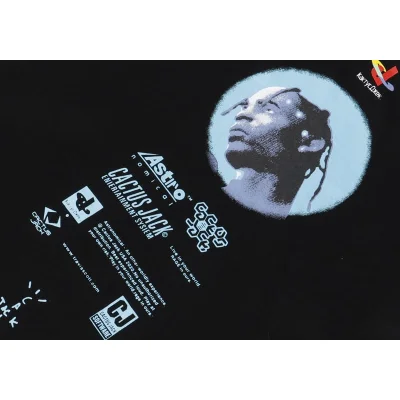 Футболка Cactus Jack Merch Fortnite "Black" фото № 5