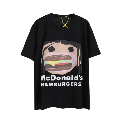 Футболка Cactus Jack Merch McDonalds Gamburger "Black"