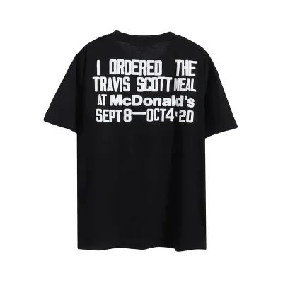 Футболка Cactus Jack Merch McDonalds Gamburger "Black" фото № 2