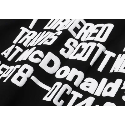 Футболка Cactus Jack Merch McDonalds Gamburger "Black" фото № 5