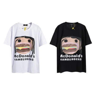 Футболка Cactus Jack Merch McDonalds Gamburger "Black" фото № 6