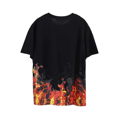 Футболка Cactus Jack Merch Flame "Black" фото № 2