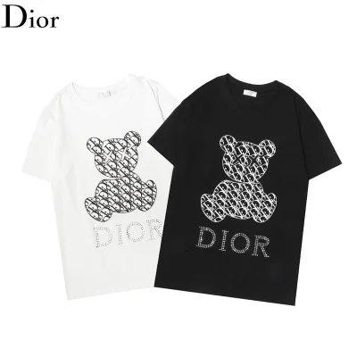Футболка Dior Big Print Bear "Black" фото № 4