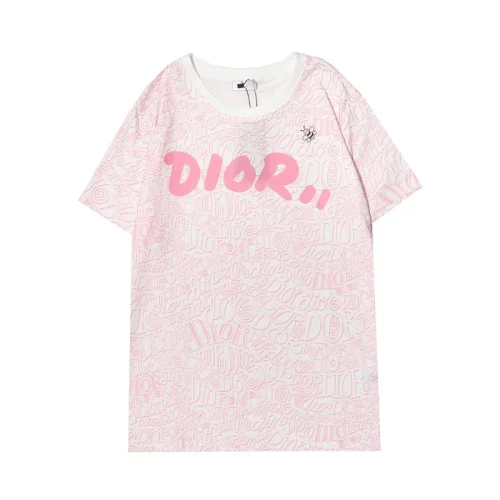 Футболка Dior More Brand "Pink"