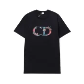 Футболка Dior CD Three-Dimensional Embroidery "White"