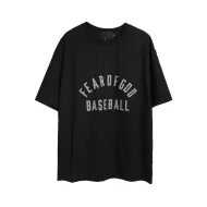Футболка Fear Of God Baseball Big Print "Black"