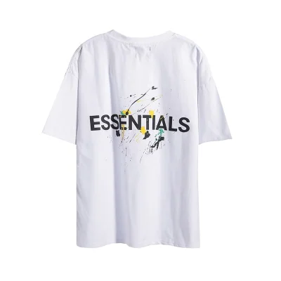 Футболка Fear Of God Graffiti Splash Ink "White" фото № 2