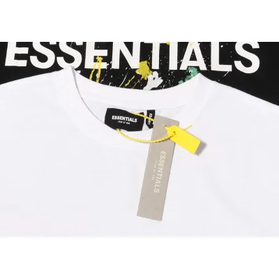 Футболка Fear Of God Graffiti Splash Ink "White" фото № 3