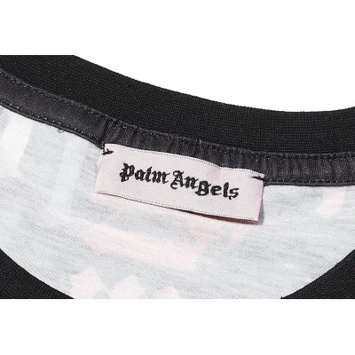 Футболка Palm Angels Multicolored Brand Letters "Black" фото № 7
