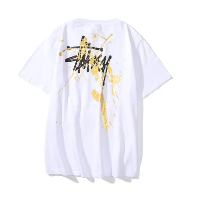 Футболка Stussy Splashing Ink "White" фото № 2 Футболка Stussy Splashing Ink "White" фото № 2