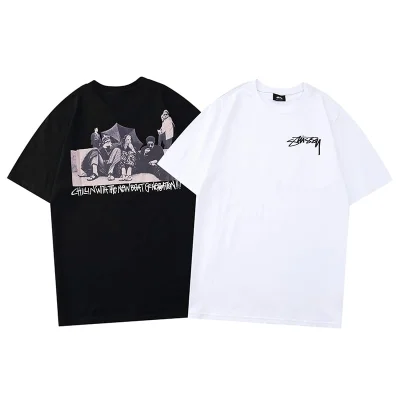 Футболка Stussy Chillin With The New Boat Generation "White" фото № 3 Футболка Stussy Chillin With The New Boat Generation "White" фото № 3