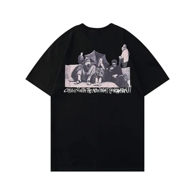 Футболка Stussy Chillin With The New Boat Generation "Black" фото № 2 Футболка Stussy Chillin With The New Boat Generation "Black" фото № 2