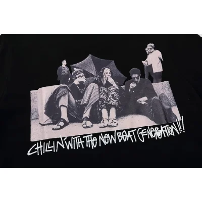 Футболка Stussy Chillin With The New Boat Generation "Black" фото № 4 Футболка Stussy Chillin With The New Boat Generation "Black" фото № 4