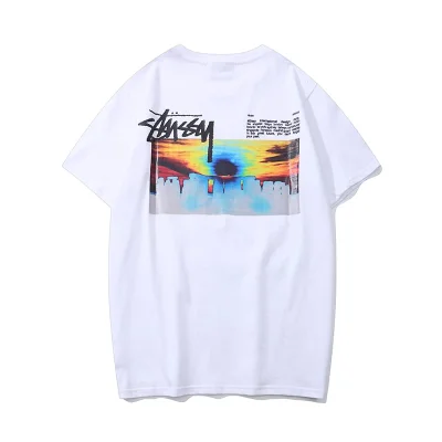 Футболка Stussy Sunset "White" фото № 2