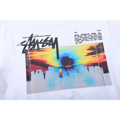 Футболка Stussy Sunset "White" фото № 7