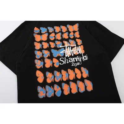 Футболка Stussy Butterfly "Black" фото № 5