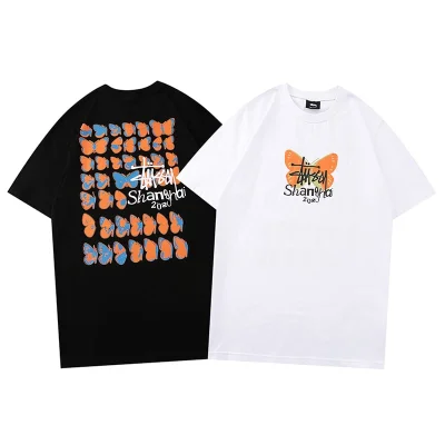 Футболка Stussy Butterfly "Black" фото № 6