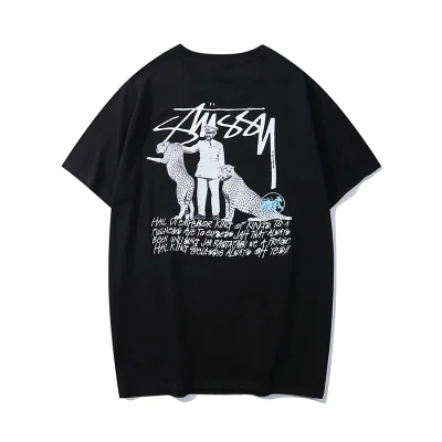 Футболка Stussy Two Leopard "Black" фото № 2 Футболка Stussy Two Leopard "Black" фото № 2