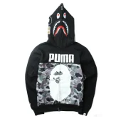 Худи Bape x Puma "Gray/Camo"