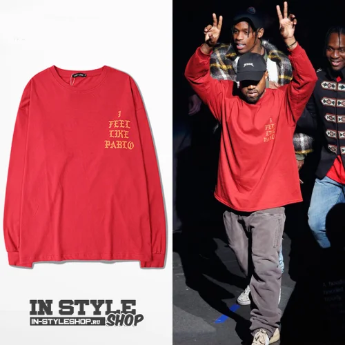 Футболка с длинным рукавом Yeezy Season "";I Feel Like Pablo"";