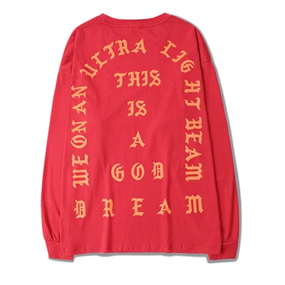 Футболка с длинным рукавом Yeezy Season "";I Feel Like Pablo""; фото № 3 Футболка с длинным рукавом Yeezy Season "";I Feel Like Pablo""; фото № 3