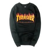 Свитшот Thrasher Flame "Black"