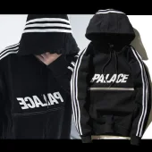 Худи Palace "Black/White/PALACE lines"