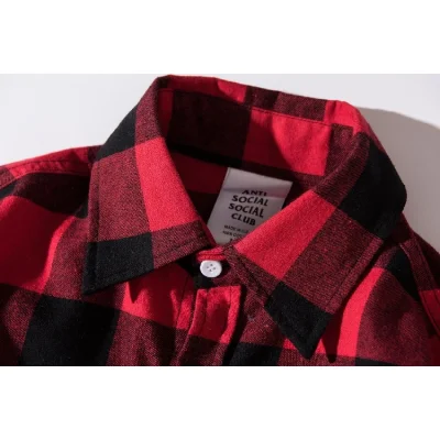 Рубашка Anti Social Social Club "";Red/logo""; фото № 3 Рубашка Anti Social Social Club "";Red/logo""; фото № 3