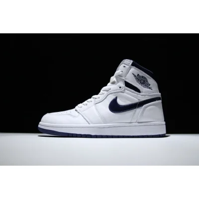 Air Jordan 1 OG "";White/Metallic Navy""; фото № 2 Air Jordan 1 OG "";White/Metallic Navy""; фото № 2