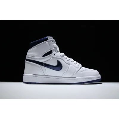 Air Jordan 1 OG "";White/Metallic Navy""; фото № 3 Air Jordan 1 OG "";White/Metallic Navy""; фото № 3