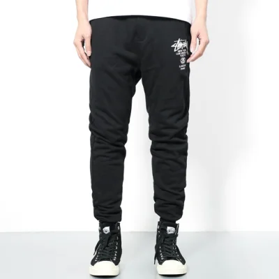 Джоггеры Stussy "";Black/White/Logo""; фото № 2