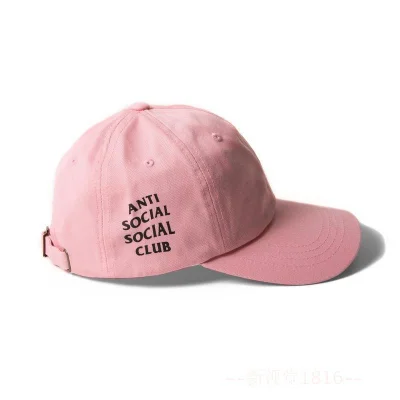 Бейсболка Anti Social Social Club "";Pink/Black/Logo""; фото № 3 Бейсболка Anti Social Social Club "";Pink/Black/Logo""; фото № 3