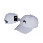 Бейсболка Stussy "White/Black/Logo"