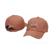 Бейсболка Yeezy Season "Light Brown/White/Logo"