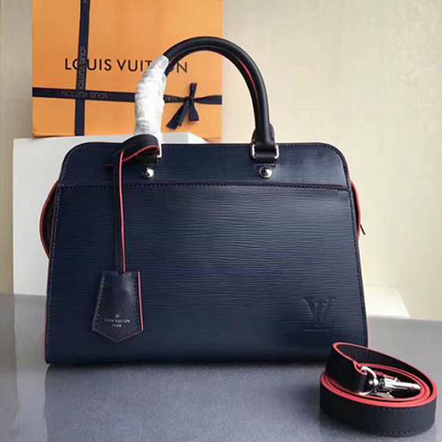 Сумка Louis Vuitton M51239 Vaneau MM Tote Bag Epi Leather "Navy Blue" фото № 4