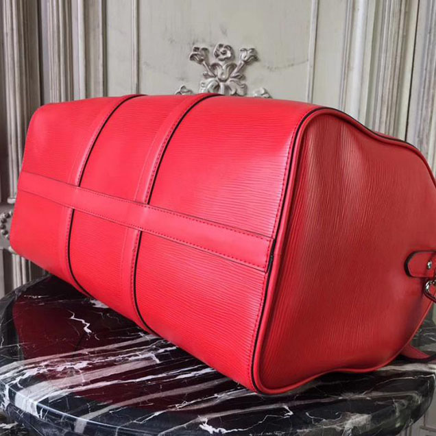 Сумка Louis Vuitton x Supreme Keepall Bandouliere 45 M53419 Epi Leather "Red" фото № 6