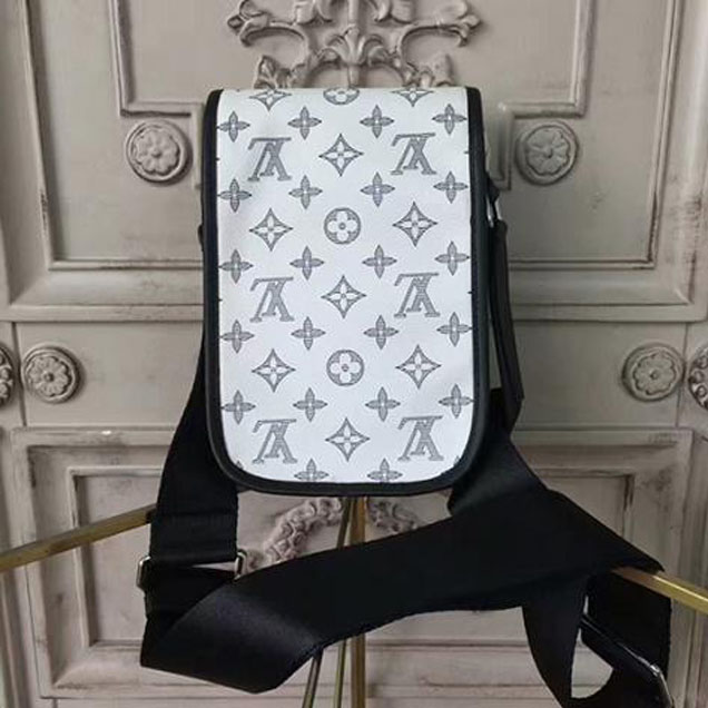 Сумка Louis Vuitton Messenger BB M54247 Monogram Savane Canvas "White" фото № 4