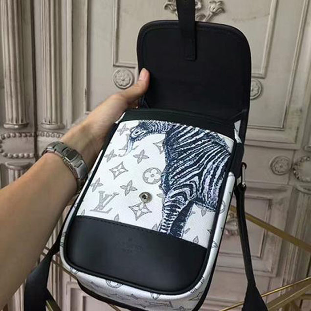 Сумка Louis Vuitton Messenger BB M54247 Monogram Savane Canvas "White" фото № 8