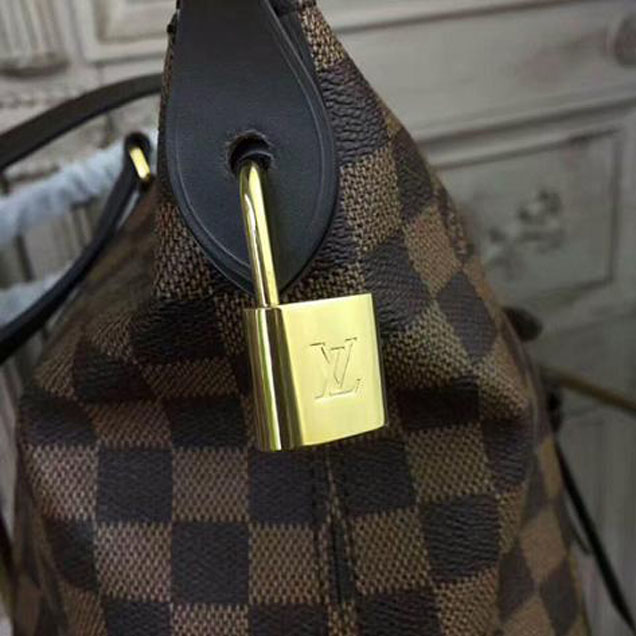 Сумка Louis Vuitton Iena PM N41012 Damier Ebene Canvas "Brown" фото № 7