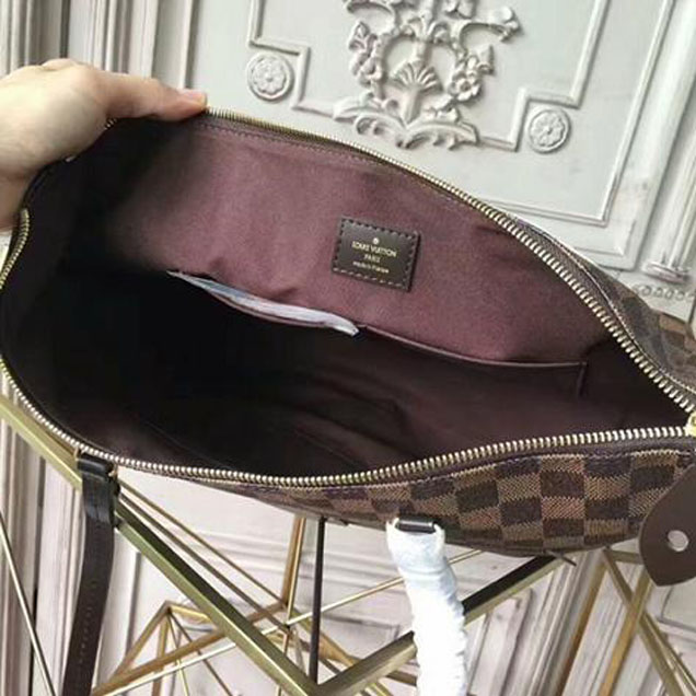 Сумка Louis Vuitton Iena PM N41012 Damier Ebene Canvas "Brown" фото № 9