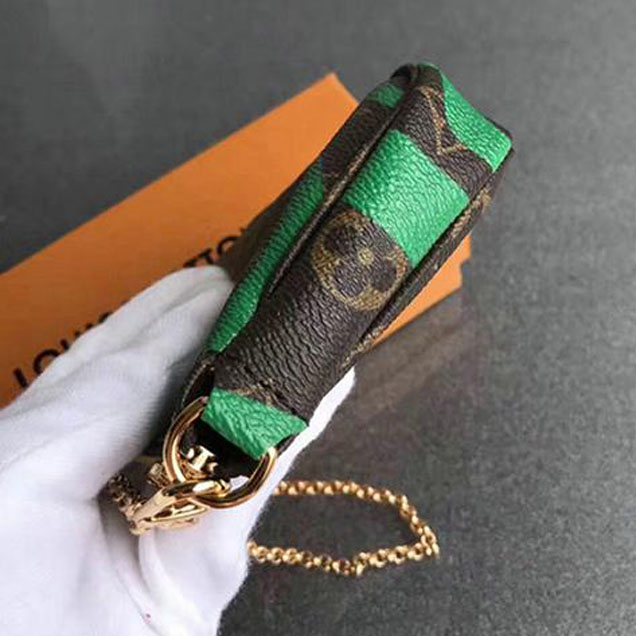 Сумка Louis Vuitton Mini Pochette Accessoires M67706 Monogram Canvas "Brown" фото № 6