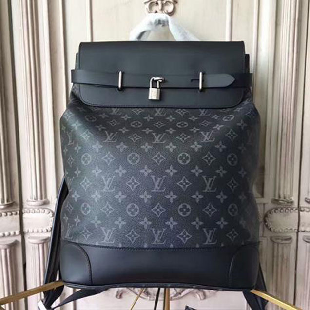 Рюкзак Louis Vuitton Steamer Backpack M44052 Monogram Eclipse Canvas "Black" фото № 2