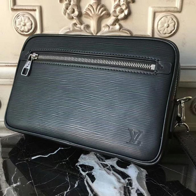 Клатч Louis Vuitton Kasai Clutch M51726 Epi Leather "Black" фото № 5