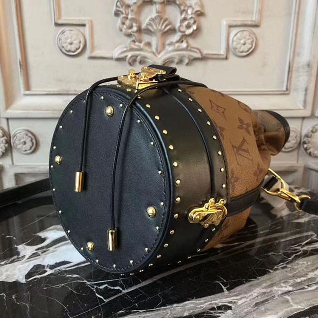 Сумка Louis Vuitton Petit Noe M43511 Monogram Canvas "Brown" фото № 6