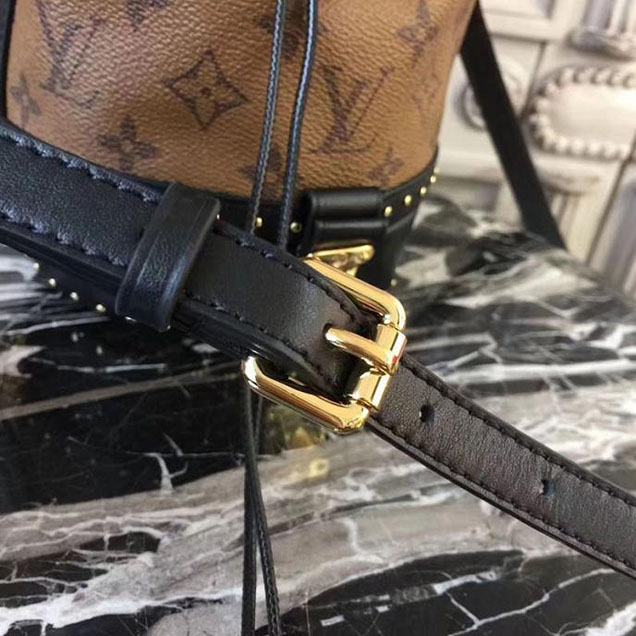 Сумка Louis Vuitton Petit Noe M43511 Monogram Canvas "Brown" фото № 8